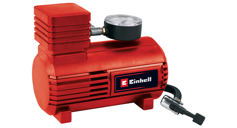 car air compressor with cigarette lighter plug